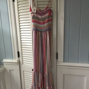 Boutique romper. Bellbottom, linen. Super cute!